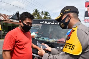 Tak di Tilang Malah Dapat Sembako, Kapolres Tapsel: Kami Pahami Psikis Pengendara