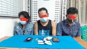 Dua Orang Pria dan Satu Orang Wanita Diamankan Sat Narkoba Polres P.Siantar.