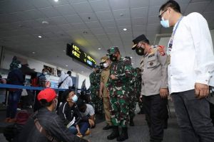 Kapoldasu dan Pangdam I/BB Tinjau Bandara Kualanamu Perketat Prokes