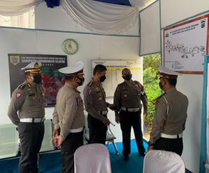 Cek Penyekatan Perbatasan Provinsi Dalam Rangka Mudik Lebaran,Dirlantas Poldasu Langsung Turun