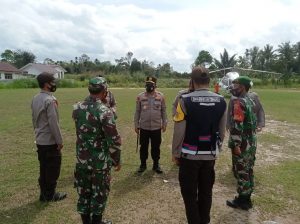 Bangun Sinergitas TNI-Polri Kapoldasu Datangi Koramil Garoga Taput