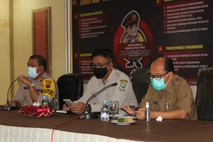 Dalam Rangka Vaksinasi Massal ,Polres P.Siantar Gelar Rakor Dengan Instansi Terkait