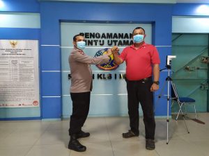 Kapolsek Medan Helvetia Sambangi Rutan Kelas 1 Medan Untuk Kordinasi Terkait Tahanan