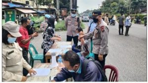 Polsek Percut Seituan Adakan Operasi Yustisi Diwilayah Hukumnya ,Untuk Membiasakan Masyarakat Patuhi Prokes