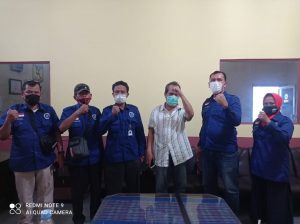 Kedatangan Pengurus DPW Solidaritas Pers Indonesia Disambut Dengan Baik Oleh dr.Robert Valentino Tarigan,S.Pd,S.H