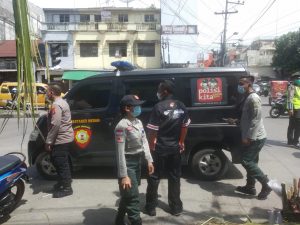 Polsek Medan Area Bersama Dinas Terkait Laksanakan Ops Yustisi Covid-19, Pemberlakuan Pembatasan Kegiatan Masyarakat (PPKM) Berbasiskan Mikro