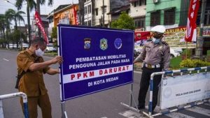Polsekta Medan Kota All Out Mendukung PPKM Darurat