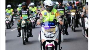 Personil Gabungan Kapolsekta Medan Kota, Lakukan Patroli  Sepeda Motor di Sejumlah Titik Rawan Pelanggaran PPKM di Wilayah Hukumnya