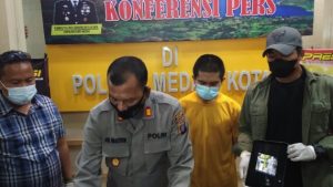 Meludah Terhadap Petugas Penagih PLN,Akhirnya Diamankan Polsek Medan Kota