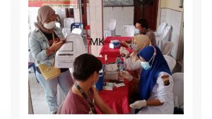 Gebyar Vaksinasi Merdeka Polda Sumut, Polsek Percut Seituan Adakan  Vaksinasi Untuk Masyarakat