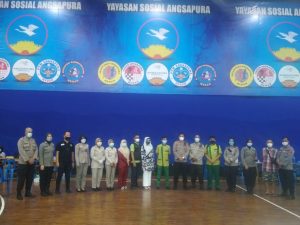 Polsek Medan Area Bersama Yayasan Angsa Pura Medan Menggelar Vaksinasi Tahap Pertama