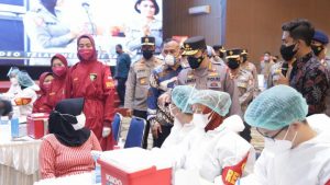 Kapolri Berharap Sinergi dengan Mahasiswa untuk Akselerasi Vaksinasi Terus Berlanjut