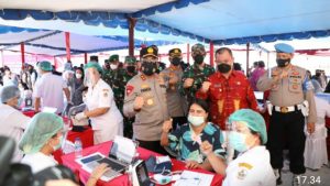 Kapoldasu Kunjungan Kerja Di Nias ,Guna Genjot Percepatan Vaksinasi