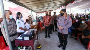 Dukung Pelaksanaan PON, Kapolri Minta Vaksinasi di Papua Ditingkatkan