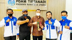 PMKM Prima Indonesia DPC Kota Medan Jalin Silaturahmi Dengan  Dirut PDAM Tirtanadi Sumatera Utara
