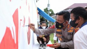 Polda Sumut Gelar Bhayangkara Mural Festival 2021, Gandeng Para Seniman