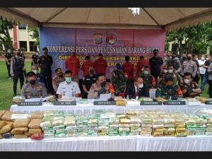 Pemusnahan Barang Bukti Narkoba Oleh Ditresnarkoba Polda Sumut Periode September Hingga Oktober 2021