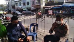 Dialog Interaktif Poldasu : Kapolsek Patumbak Kompol Faidir Chaniago.SH.MH Laksanakan Daring Dilokasi Vaksinasi