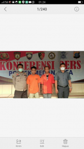 Dua Orang Tersangka Kepemilikan Narkotika Dibekuk Polsek Medan Area