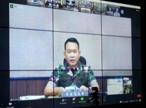 Pangdam XII/Tpr Ikuti Vicon Pengarahan Kasad