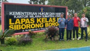 DPW SPI Solidaritas Pers Indonesia Sumut Mengunjungi Lapas Siborong-borong