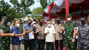 Vaksinasi Serentak Lansia di Asahan, Kapolda Sumut : Mari Rapatkan Barisan, Perketat Prokes