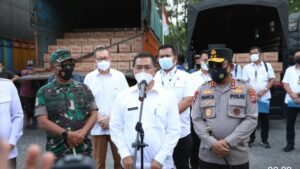 Polda Sumut dan Kodam I/BB Bantu Pendistribusian Minyak Goreng di Sumut