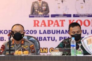Forpimda Labuhanbatu Raya Gelar Rakor Percepatan Vaksinasi Dosis ke-2