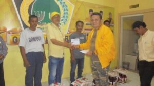 Ribuan Paket Sembako Dari Haji Kires Disalurkan Ke Pimpinan Kecamatan dan Kelurahan Partai Golkar se-Kota Binjai