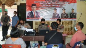 Polres Nias Launching penyaluran Bantuan Tunai Pangan Pedagang Kaki Lima dan Warung (BTP-PKLW) di Kota Gunungsitoli