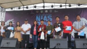 Wakil Bupati Nias Selatan Firman Giawa Tutup Acara Nias Pro 2022