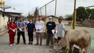 Polres Dairi Melaksanakan Penyembelihan Hewan Qurban, Dalam Rangka Idul Adha 1443 H Tahun 2022