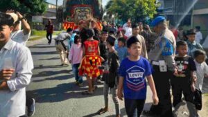 Polsek Beringin Polresta Deli Serdang, Laksanakan Pengamanan dan Pengawalan Kegiatan Pawai Budaya