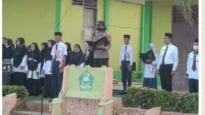 Polwan Goes To School, Kasat Binmas Polres Batubara Inspektur Upacara MTS N 1