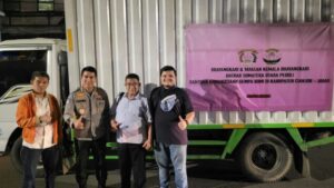 Polda Sumut Serahkan Bantuan Kemanusiaan Untuk Korban Bencana di Cianjur