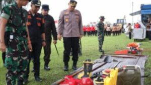 Kapolres Tanah Karo Ikuti Apel Siaga Bencana Wilayah Kabupaten Tanah Karo Di Makodim 0205/TK.