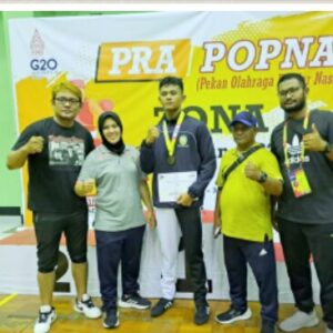 Julian Sihotang Anak Wartawan Raih Emas Pra Popnas di Jakarta