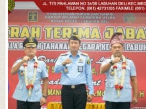Rutan Kelas I Labuhan Deli adakan Serah Terima Jabatan