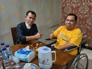 Budi Heriyanto Dalimunthe Jenguk Ketum KSJ, Doakan Saharuddin Segera Pulih