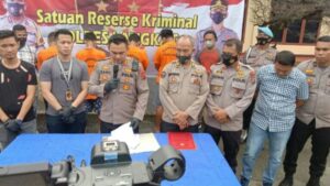 Tim Gabungan Sat Reskrim Polres Langkat Bersama Unit Reskrim Polsek Tanjung Pura Meringkus Tersangka Curas Dan Pemerasan