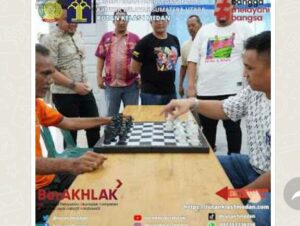 Rutan Kelas I Medan Kanwil Kemenkumham Sumut Adakan Turnamen Catur