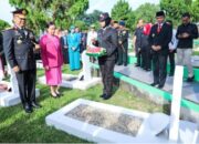 Kapolda Sumut, Mengikuti Upacara Peringatan Hari Pahlawan di Taman Makam Pahlawan (TMP) Jalan Sisingamangaraja Medan