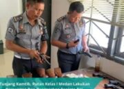 Rutan Kelas I Medan Lakukan Perawatan Dan Pengecekan Senjata Api