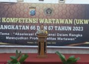 Kepala Polisi Daerah Sumatera Utara (Kapolda Sumut), Irjen Pol Drs Agung Setya Imam Effendy M Si, Hadiri dan Membuka Uji Kompetensi Wartawan (UKW) PWI