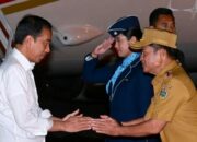 Pj Gubernur Sumut Sambut Kedatangan Presiden di Bandara Kualanamu