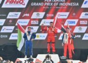 Pebalap Tim Sharjah Rusty Wyatt Juara Grand Prix Pertamina F1Powerboat Danau Toba 2024
