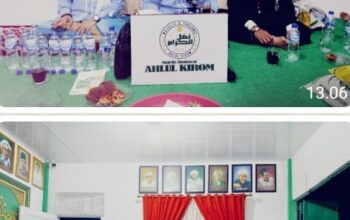 Malam Penutupan Menyambut Bulan Suci Ramadhan 1445 H, Majelis Ahlul Kirom Berbagi Sembako