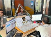 Melalui Radio Suara Medan, Satlantas Polrestabes Medan Sampaikan Imbauan Ops Keselamatan Toba 2024