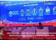 KPU Provinsi Sumatera Utara Ikuti Rakor Kesiapan Penyelenggara Pilkada Serentak Tahun 2024 Gelombang III Untuk Wilayah Sumatera