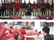 PERINGATI HARI PENGAYOMAN KE – 79, RUTAN LABUHAN DELI IKUTI KEGIATAN DONOR DARAH